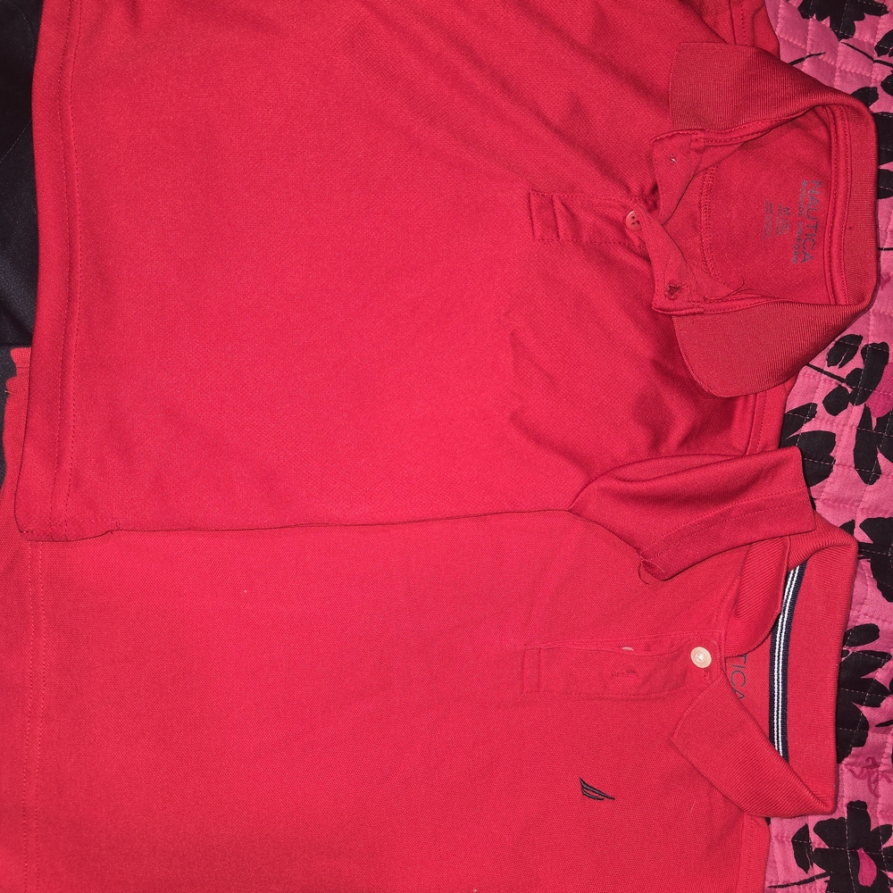 Nautica Kids Polo Set Size (M) Red, Classic Black, Soft Blue - Picture 3 of 4